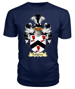 ScotsTee Pedigrew Coat Of Arms Family Crest England V23 T Shirt