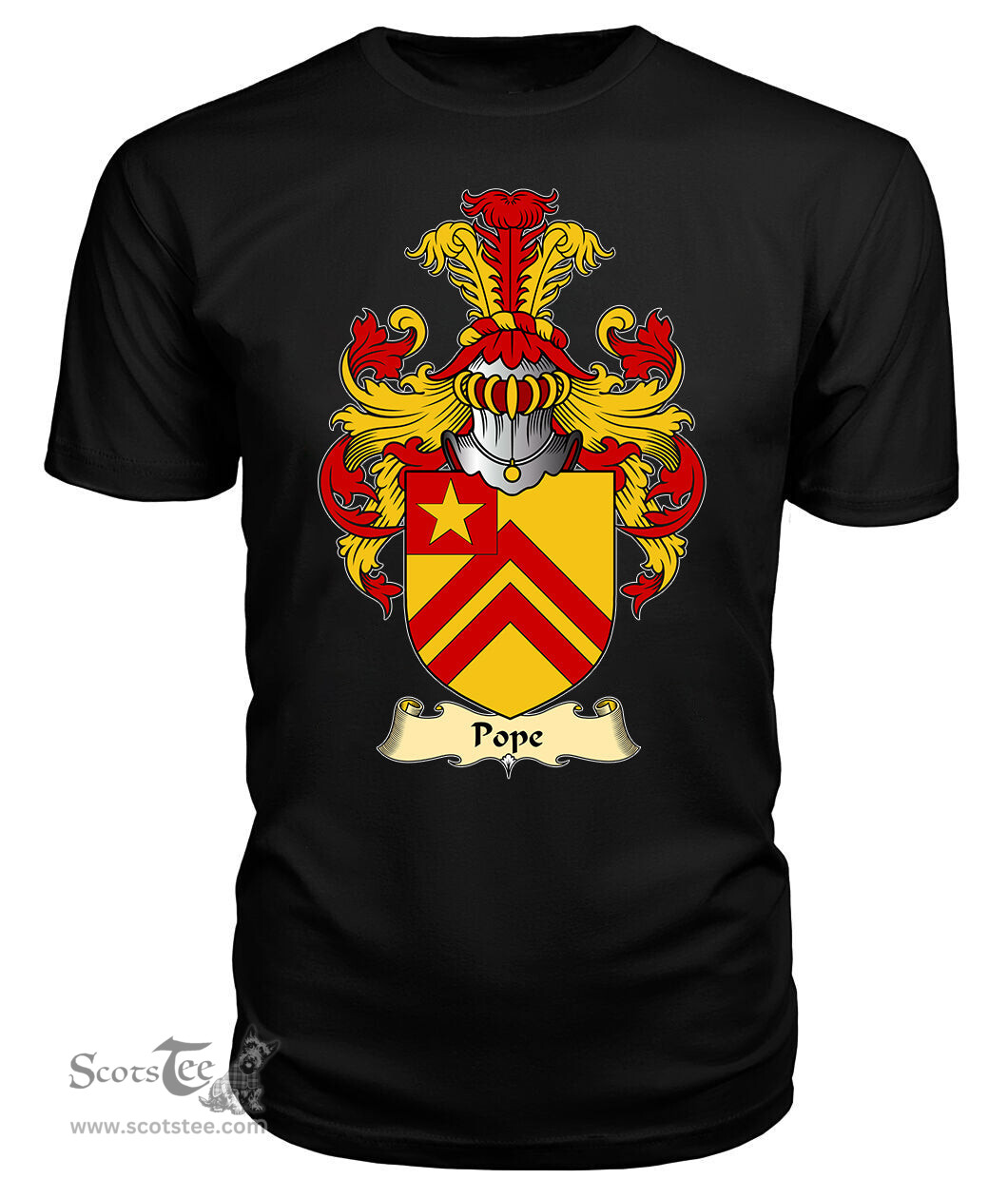 ScotsTee Pope Coat Of Arms Family Crest England V23 T Shirt