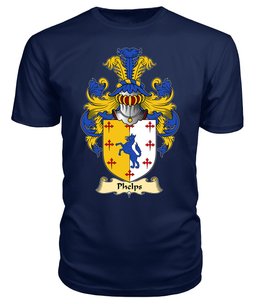 ScotsTee Phelps Coat Of Arms Family Crest England V23 T Shirt