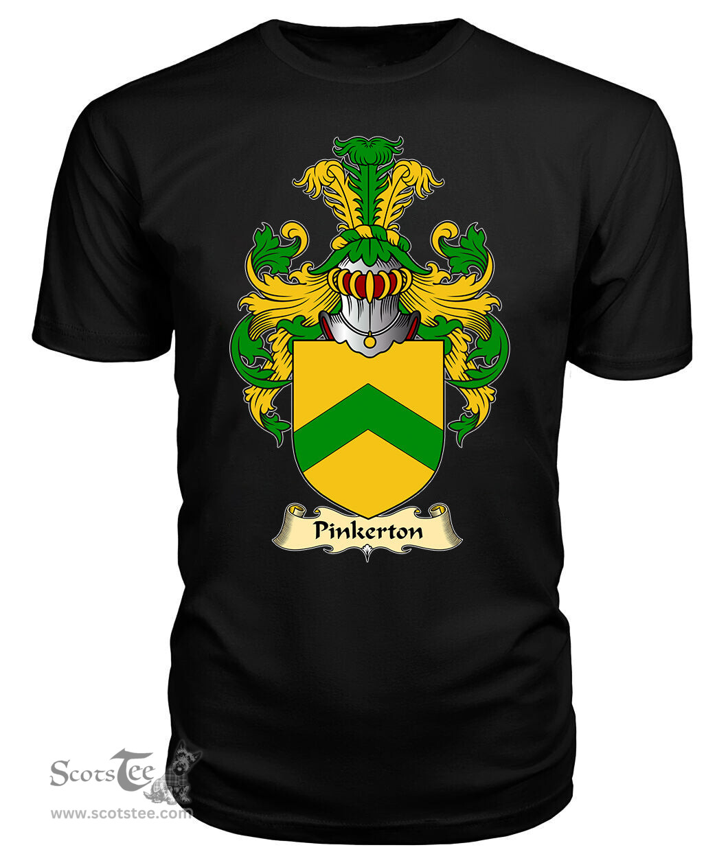 ScotsTee Pinkerton Coat Of Arms Family Crest England V23 T Shirt