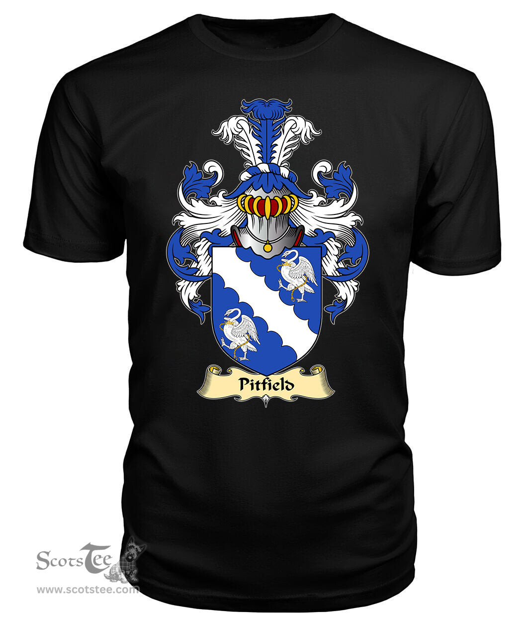 ScotsTee Pitfield Coat Of Arms Family Crest England V23 T Shirt