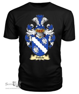ScotsTee Pitfield Coat Of Arms Family Crest England V23 T Shirt
