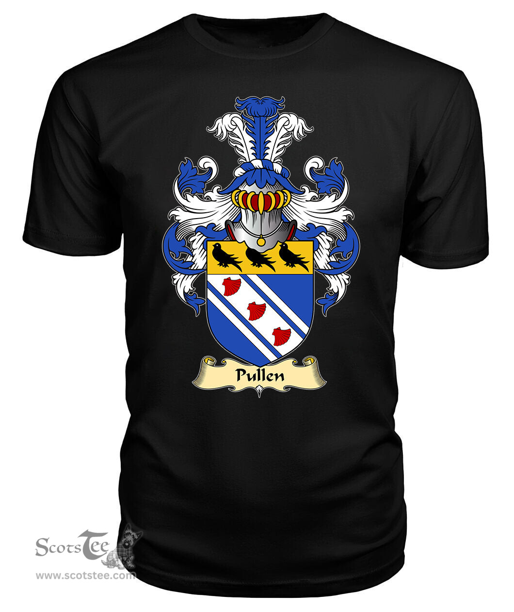 ScotsTee Pullen Coat Of Arms Family Crest England V23 T Shirt