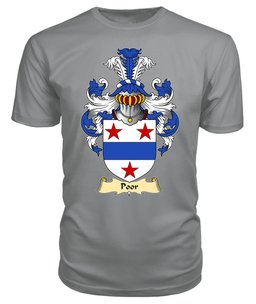 ScotsTee Poor (e) Coat Of Arms Family Crest England V23 T Shirt