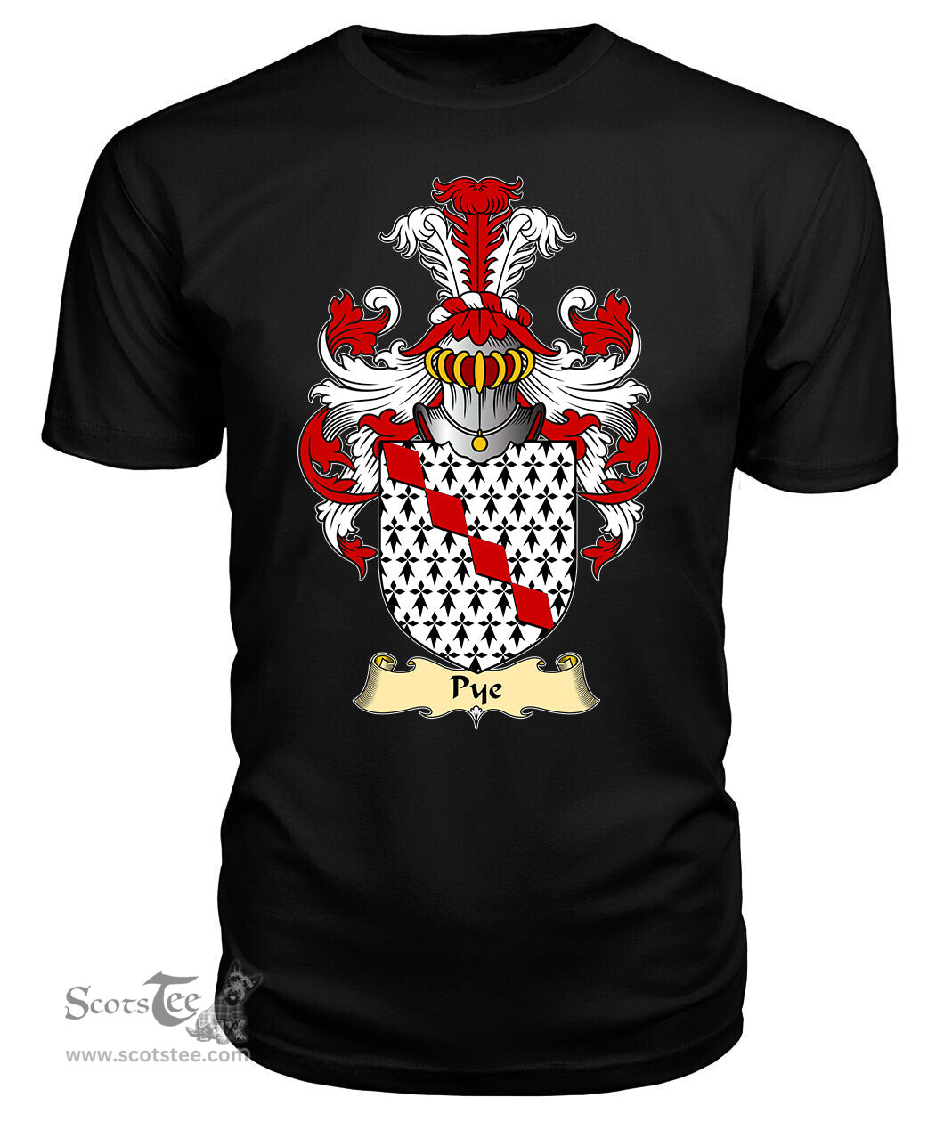 ScotsTee Pye Coat Of Arms Family Crest England V23 T Shirt