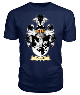 ScotsTee Powell (Wales) Coat Of Arms Family Crest England V23 T Shirt