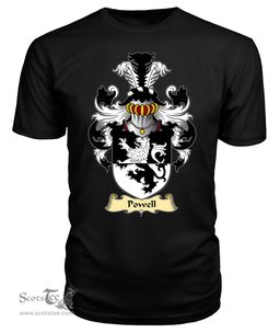 ScotsTee Powell (Wales) Coat Of Arms Family Crest England V23 T Shirt