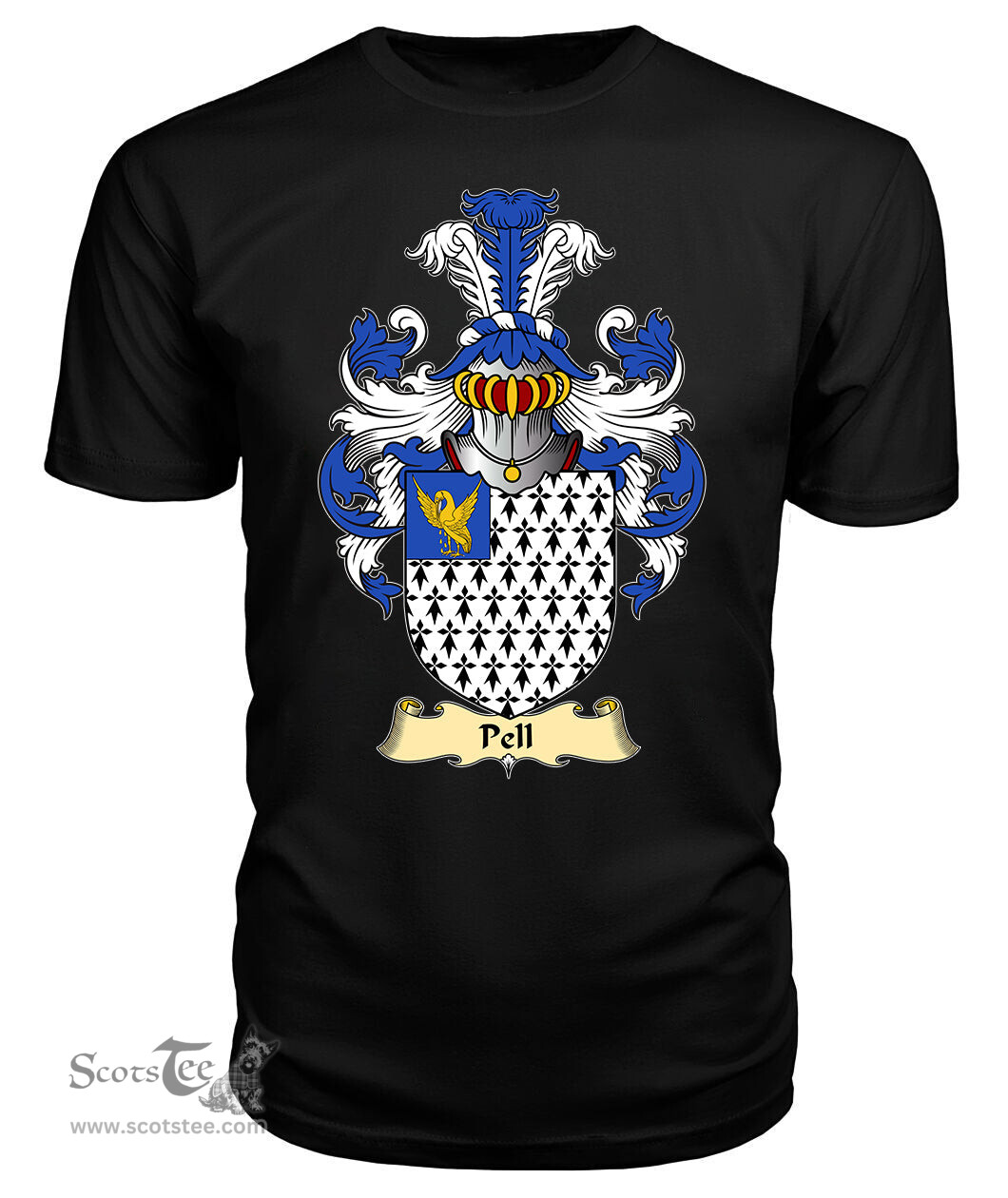 ScotsTee Pell Coat Of Arms Family Crest England V23 T Shirt