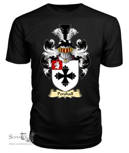 ScotsTee Pershall or Peshall Coat Of Arms Family Crest England V23 T Shirt