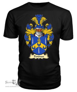ScotsTee Penman (Gibraltar) Coat Of Arms Family Crest England V23 T Shirt