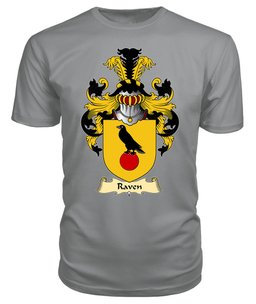 ScotsTee Raven Coat Of Arms Family Crest England V23 T Shirt