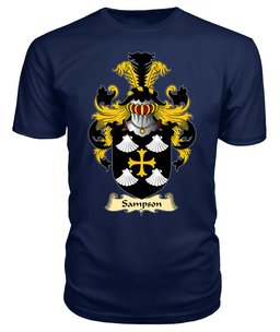 ScotsTee Sampson Coat Of Arms Family Crest England V23 T Shirt