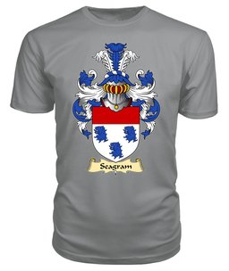 ScotsTee Seagrim or Seagram Coat Of Arms Family Crest England V23 T Shirt