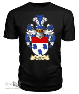 ScotsTee Seagrim or Seagram Coat Of Arms Family Crest England V23 T Shirt