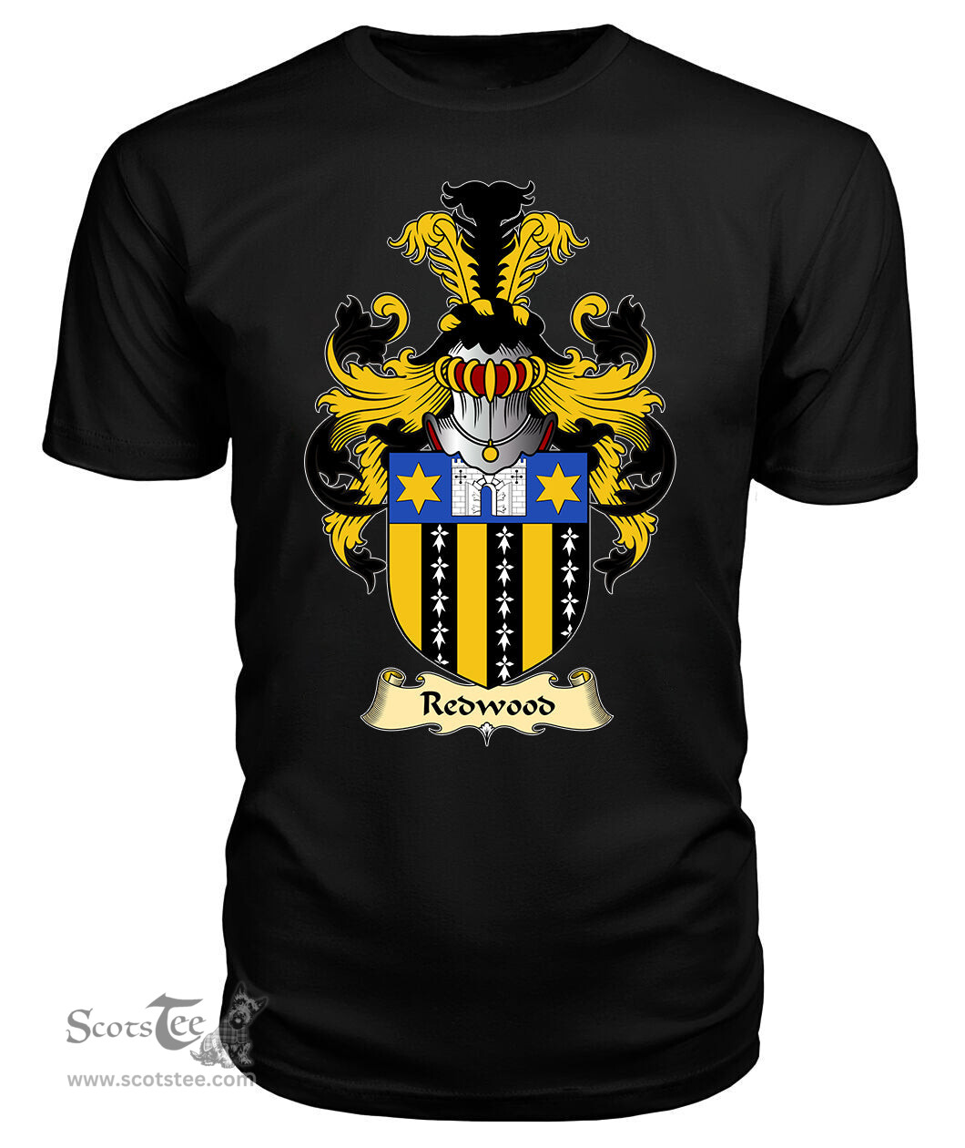 ScotsTee Redwood Coat Of Arms Family Crest England V23 T Shirt