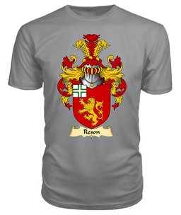 ScotsTee Reson or Reason Coat Of Arms Family Crest England V23 T Shirt
