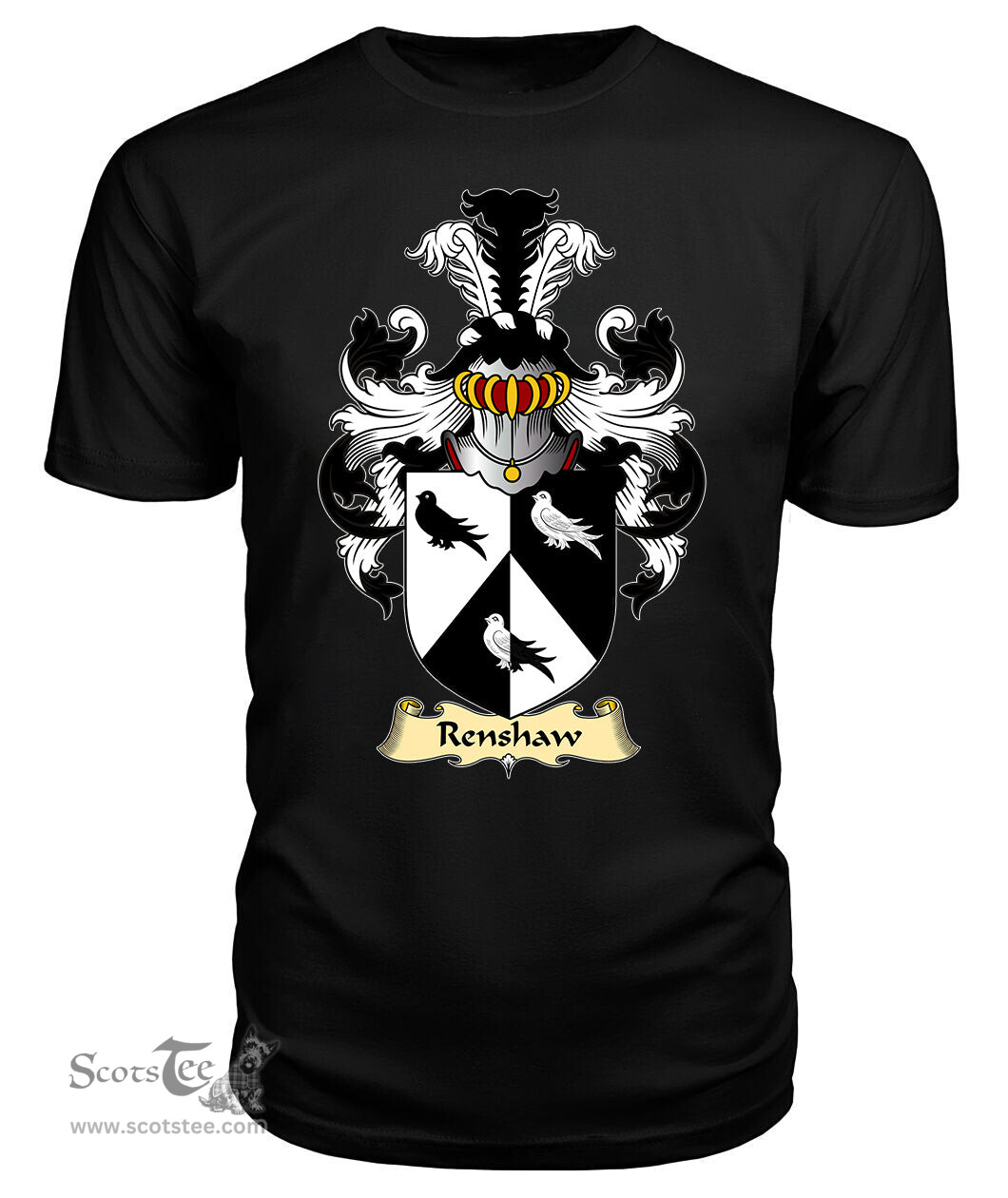 ScotsTee Renshaw Coat Of Arms Family Crest England V23 T Shirt