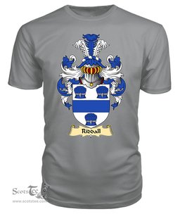 ScotsTee Riddall or Ridall or Riddel Coat Of Arms Family Crest England V23 T Shirt