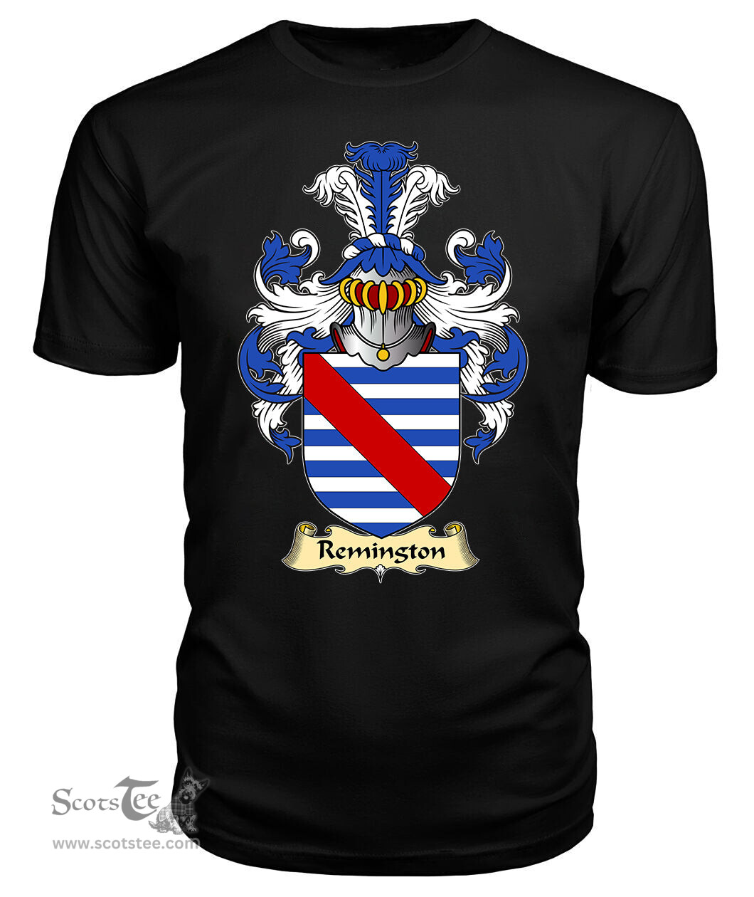 ScotsTee Remington Coat Of Arms Family Crest England V23 T Shirt