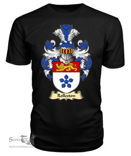 ScotsTee Rolleston Coat Of Arms Family Crest England V23 T Shirt