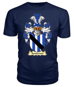 ScotsTee Sanderson Coat Of Arms Family Crest England V23 T Shirt