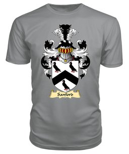 ScotsTee Sanford Coat Of Arms Family Crest England V23 T Shirt