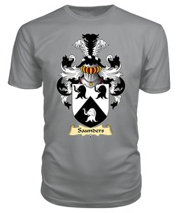 ScotsTee Saunders Coat Of Arms Family Crest England V23 T Shirt