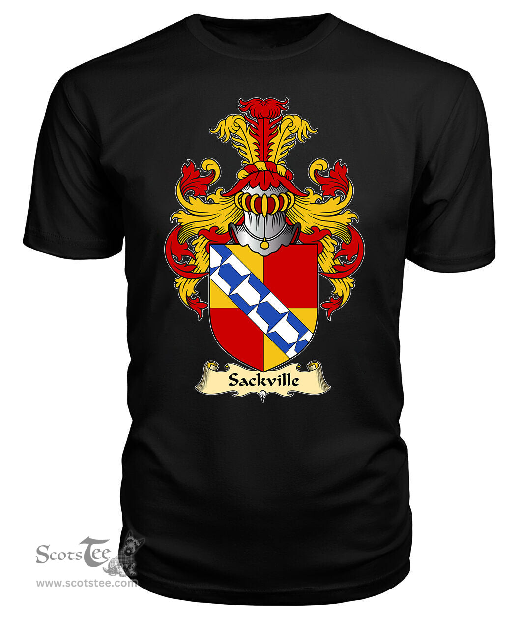ScotsTee Sackville Coat Of Arms Family Crest England V23 T Shirt