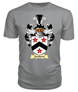 ScotsTee Samborne or Sanborn Coat Of Arms Family Crest England V23 T Shirt