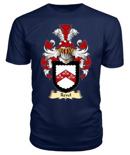 ScotsTee Revel (l) Coat Of Arms Family Crest England V23 T Shirt