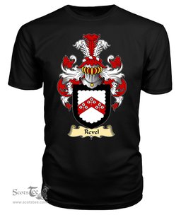 ScotsTee Revel (l) Coat Of Arms Family Crest England V23 T Shirt