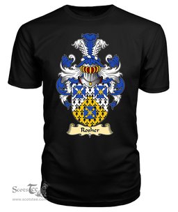 ScotsTee Rosher Coat Of Arms Family Crest England V23 T Shirt
