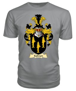 ScotsTee Salmon Coat Of Arms Family Crest England V23 T Shirt