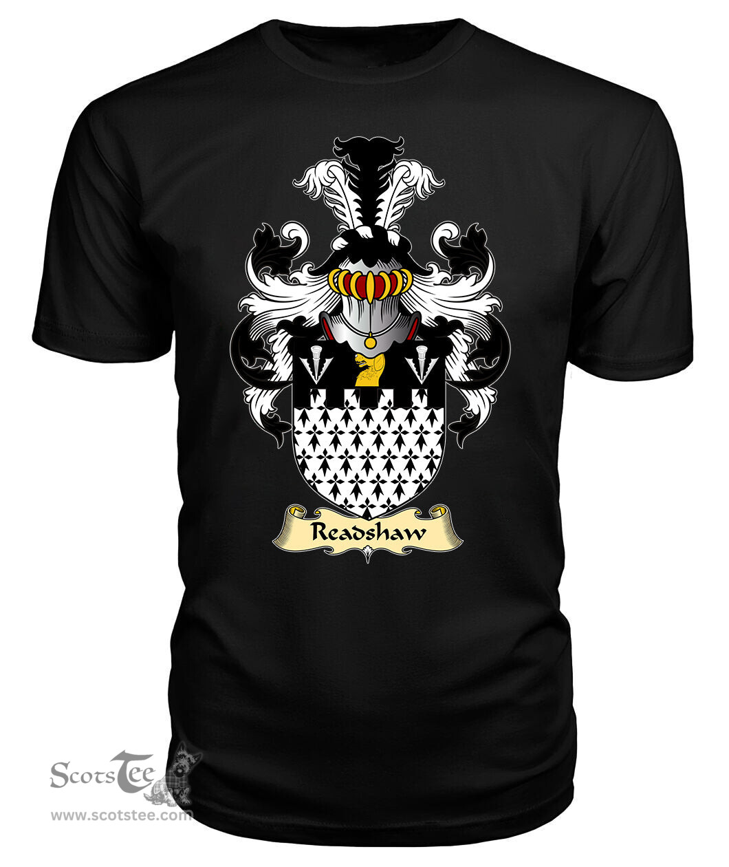 ScotsTee Readshaw Coat Of Arms Family Crest England V23 T Shirt