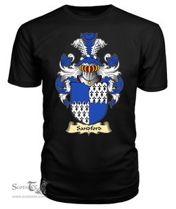 ScotsTee Sandford Coat Of Arms Family Crest England V23 T Shirt