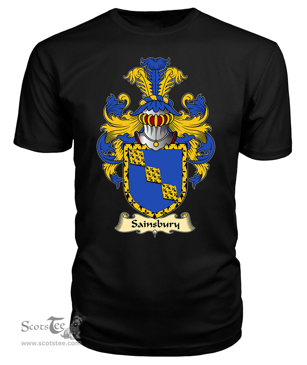 ScotsTee Sainsbury Coat Of Arms Family Crest England V23 T Shirt