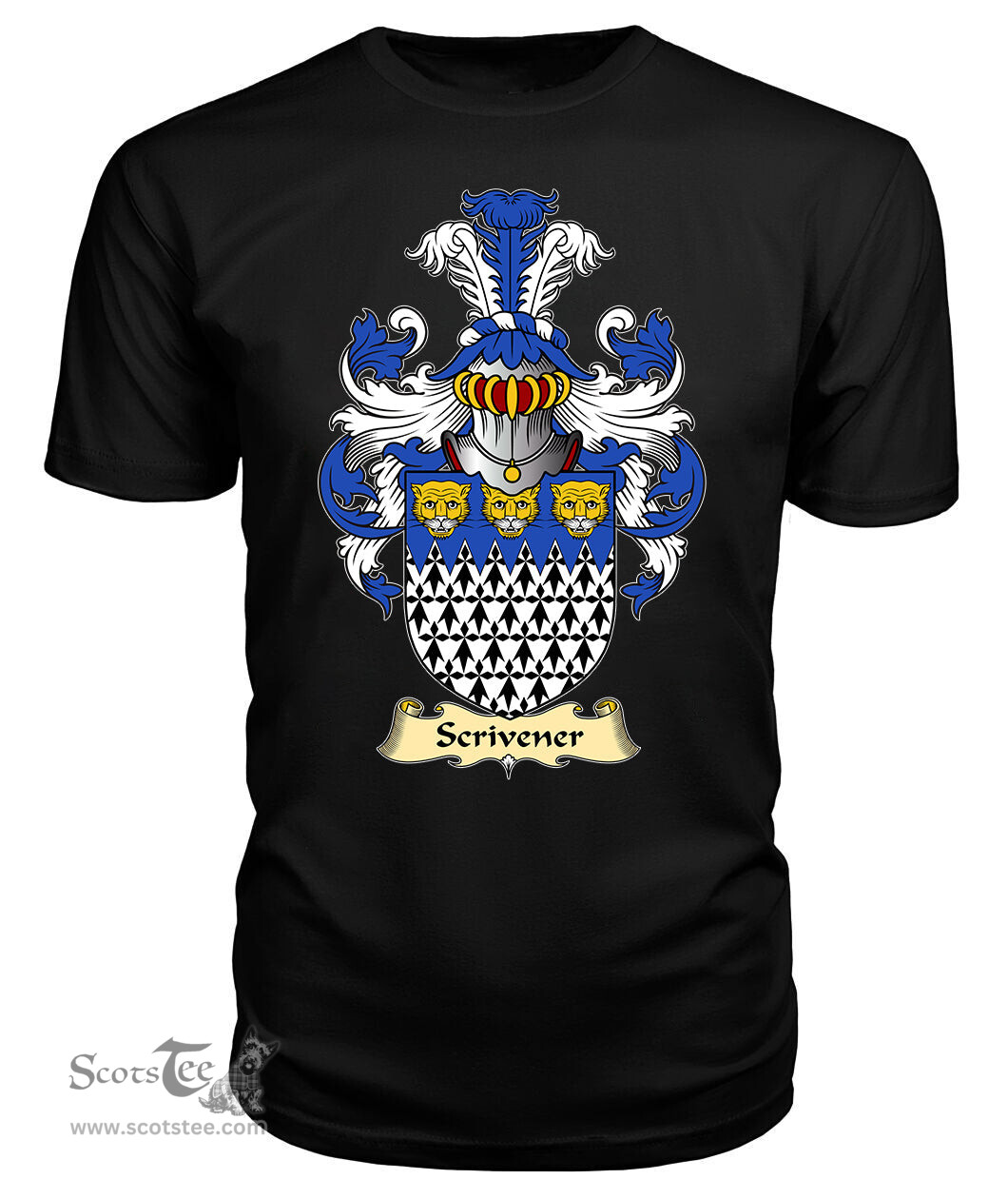 ScotsTee Scrivener Coat Of Arms Family Crest England V23 T Shirt