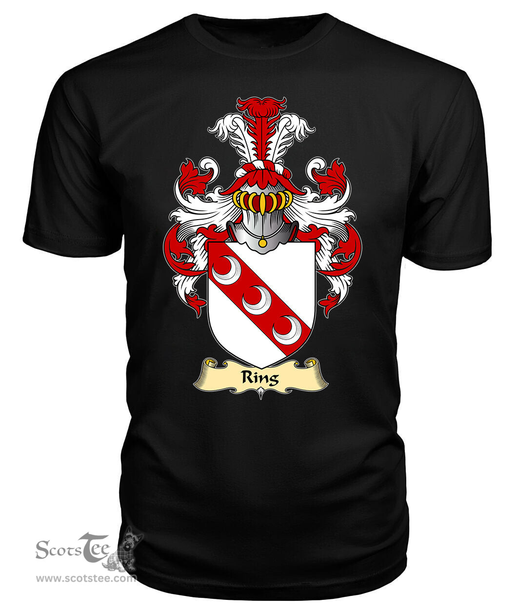 ScotsTee Ring Coat Of Arms Family Crest England V23 T Shirt