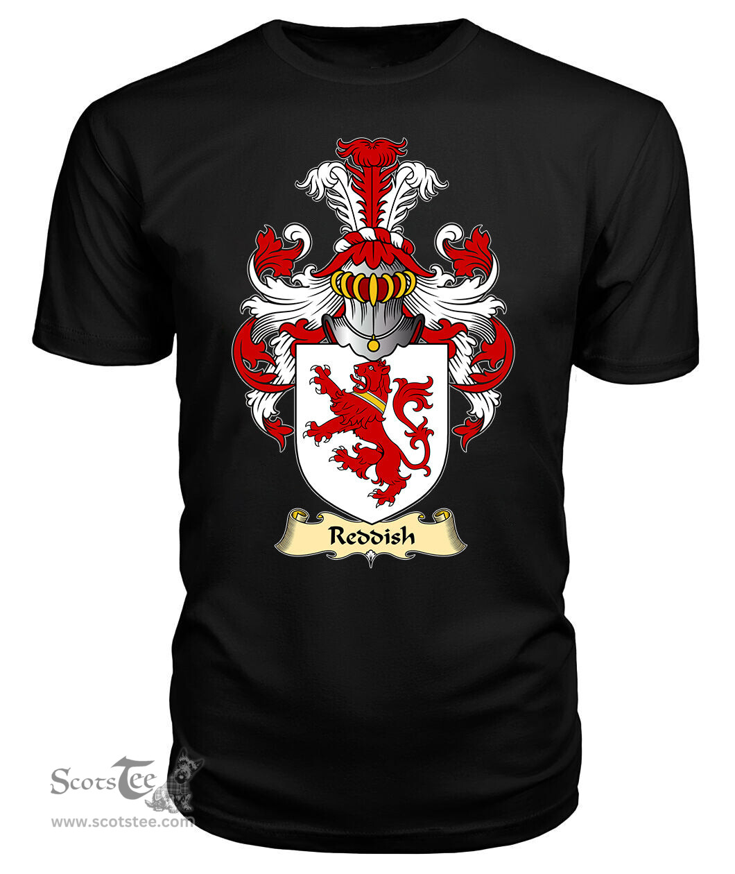 ScotsTee Reddish Coat Of Arms Family Crest England V23 T Shirt