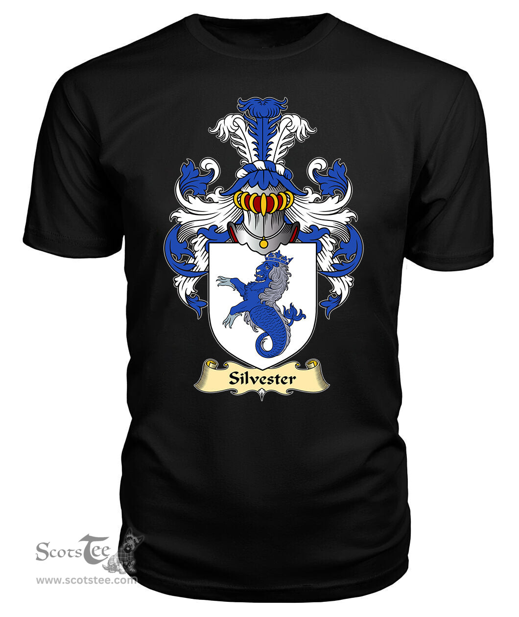 ScotsTee Silvester Coat Of Arms Family Crest England V23 T Shirt