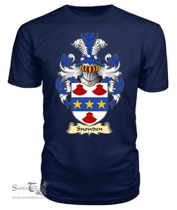 ScotsTee Snowden or Snowdon Coat Of Arms Family Crest England V23 T Shirt