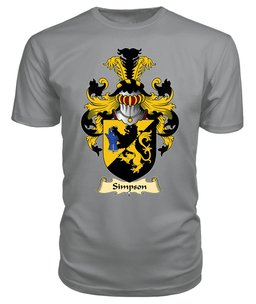 ScotsTee Simpson Coat Of Arms Family Crest England V23 T Shirt