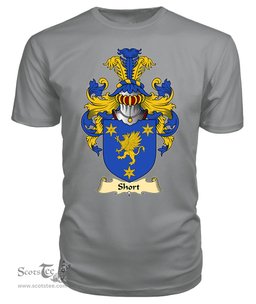 ScotsTee Short Coat Of Arms Family Crest England V23 T Shirt