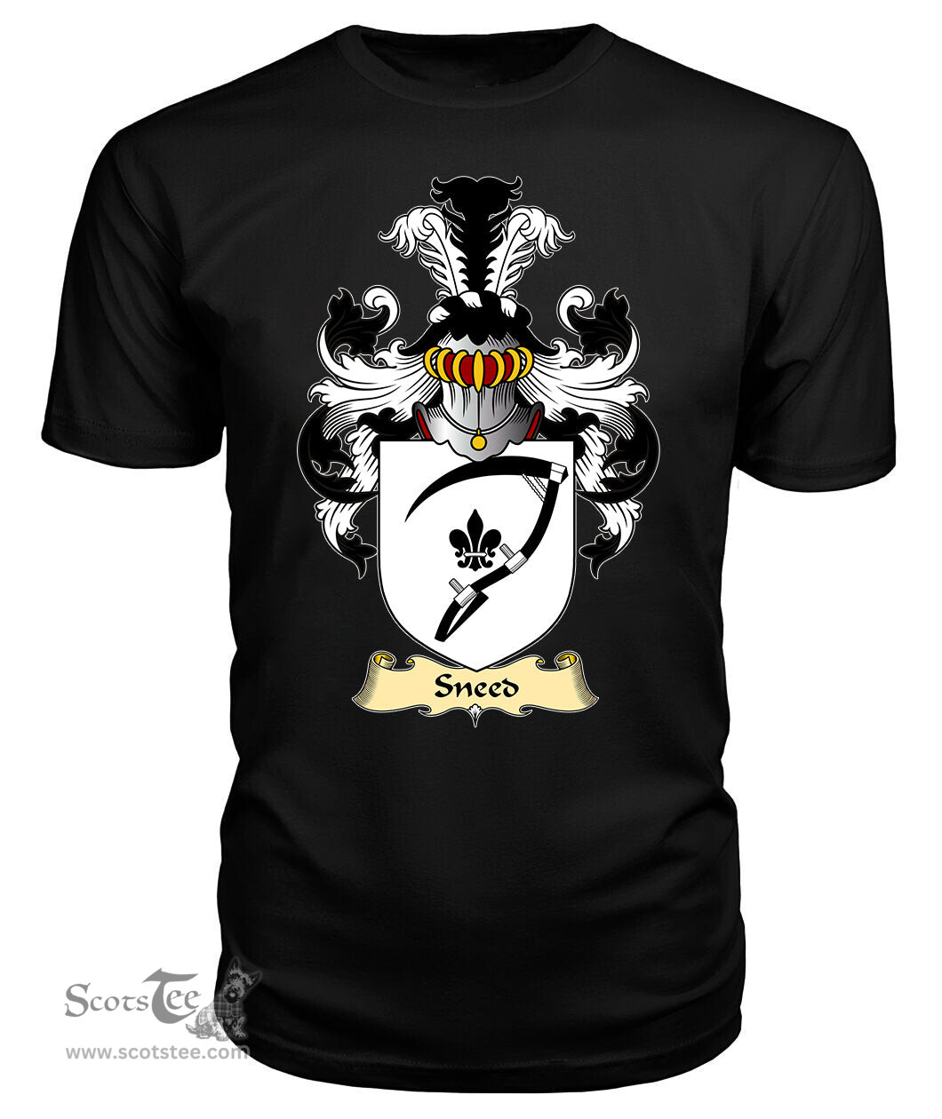ScotsTee Sneyd or Sneed Coat Of Arms Family Crest England V23 T Shirt
