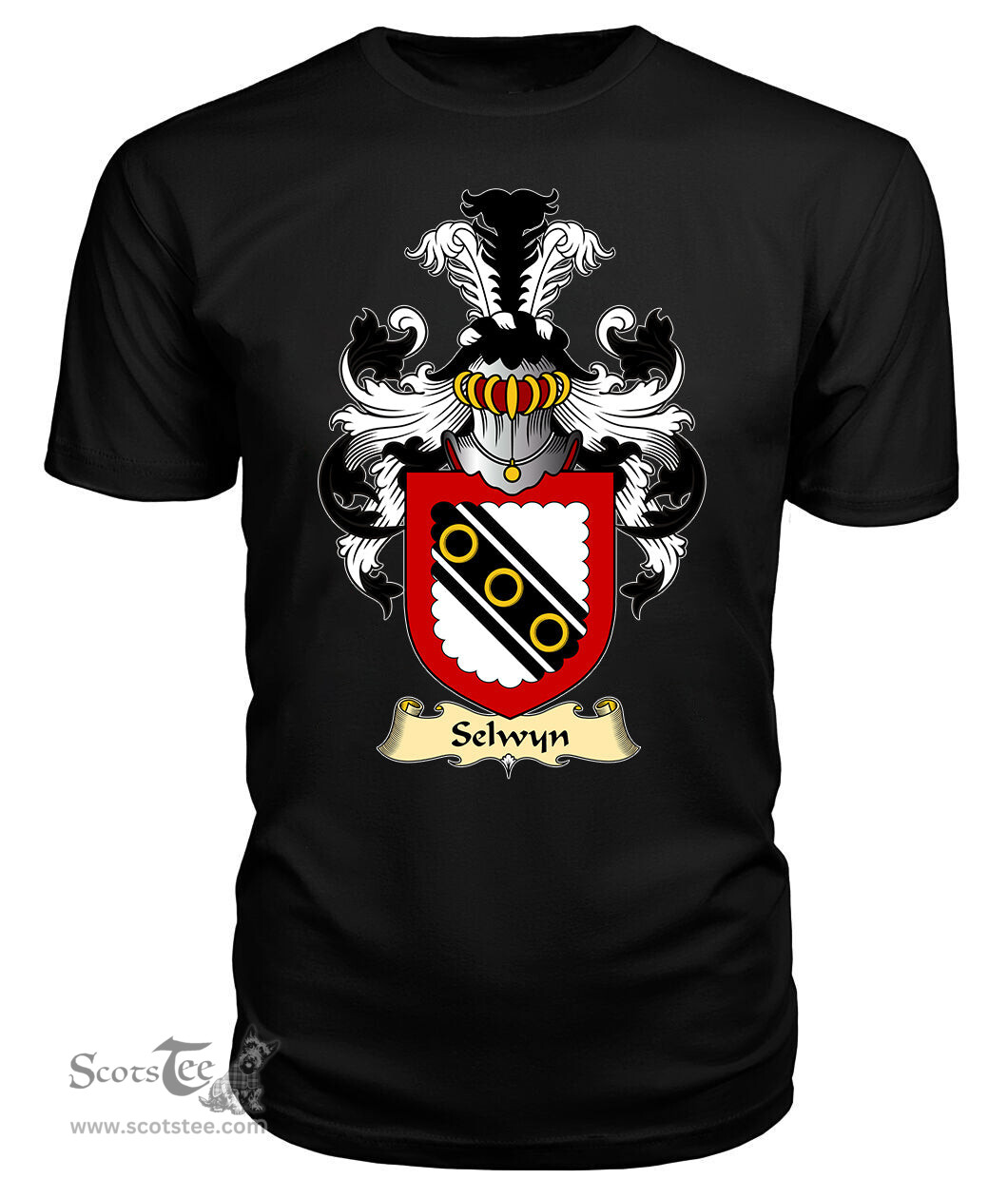 ScotsTee Selwyn Coat Of Arms Family Crest England V23 T Shirt