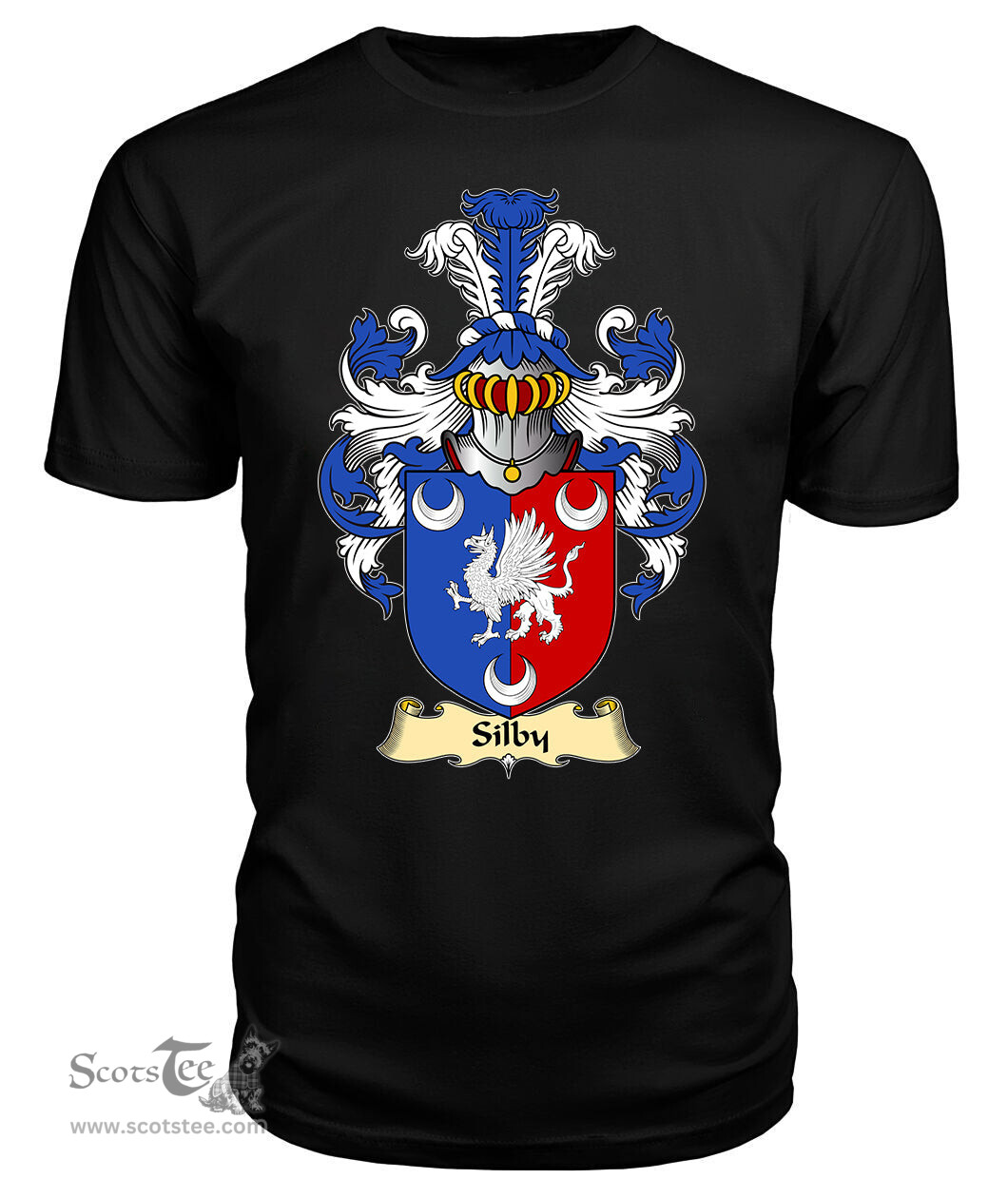 ScotsTee Silby or Sylby Coat Of Arms Family Crest England V23 T Shirt
