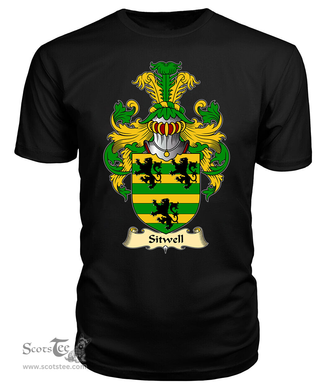 ScotsTee Sitwell Coat Of Arms Family Crest England V23 T Shirt