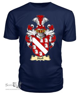 ScotsTee Skull Coat Of Arms Family Crest England V23 T Shirt