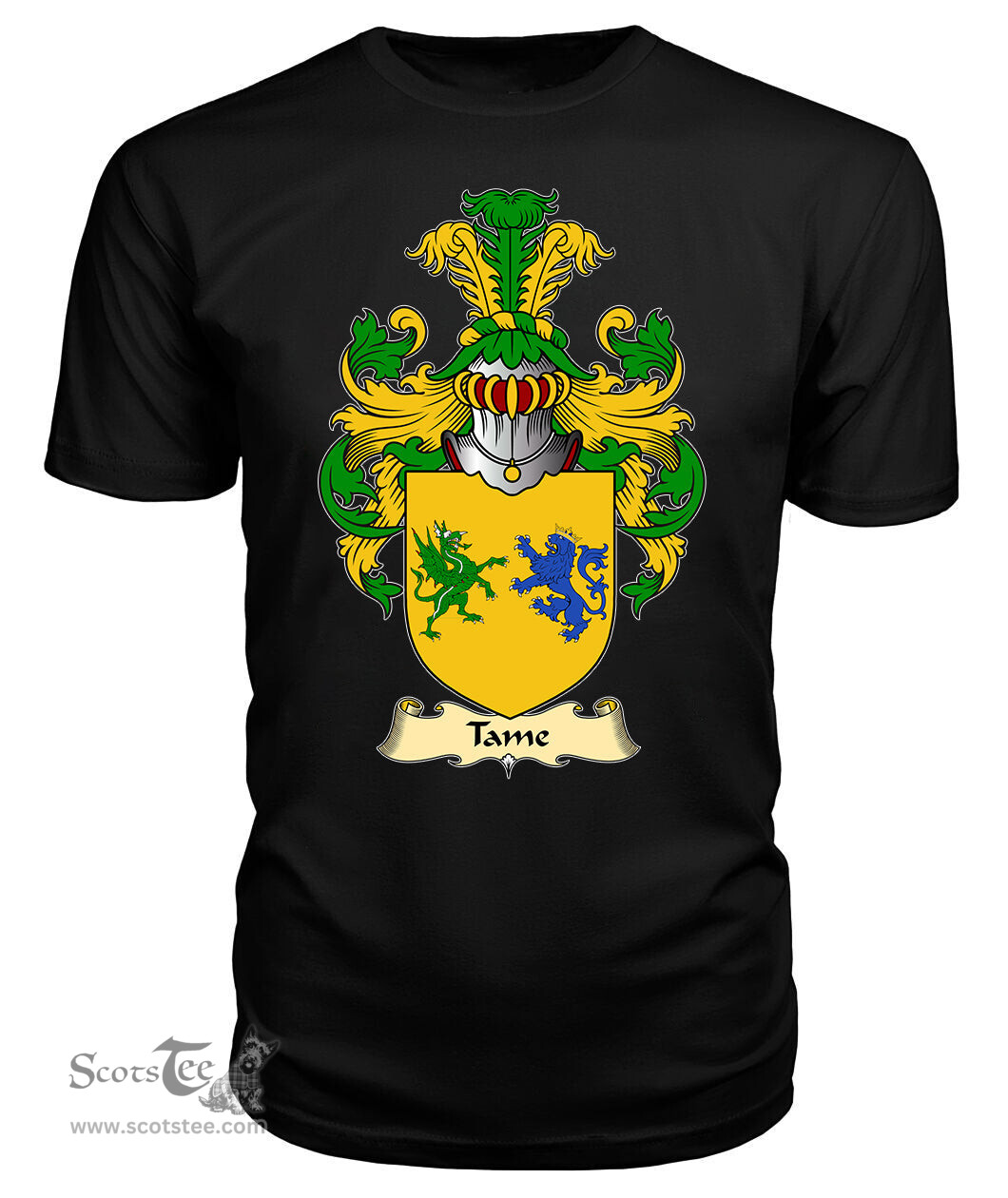 ScotsTee Tame Coat Of Arms Family Crest England V23 T Shirt