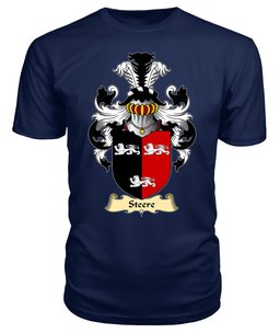 ScotsTee Steer (e) Coat Of Arms Family Crest England V23 T Shirt